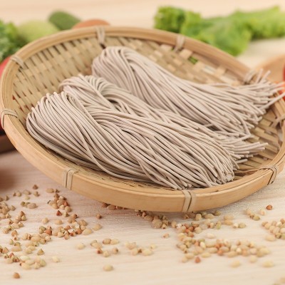 荞麦面 批发袋装刀削面拌面代餐面条 粗粮杂粮荞麦挂面条 圆面条图3