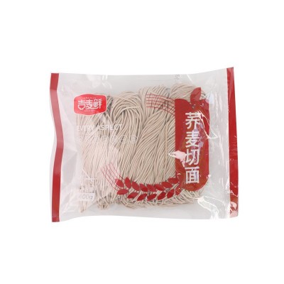 荞麦面 批发袋装刀削面拌面代餐面条 粗粮杂粮荞麦挂面条 圆面条图4