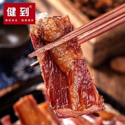 腊排骨贵州特产农家自制柴火烟熏肉咸肉纯直排大排骨代工贴牌定制图2