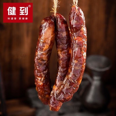 原味香肠500g微辣腊肠腊肉贵州特产辣肠农家自制烟熏肉腊味批发图2