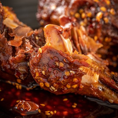 麻辣兔头2个装 冷吃麻辣兔肉休闲零食开袋即食四川特色小吃批发图4