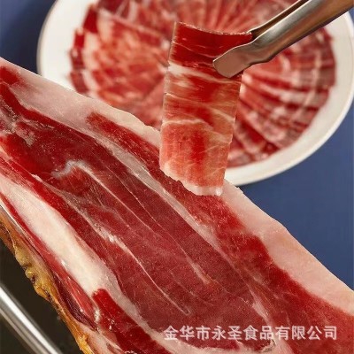 金华火腿厂家供应去骨纯肉精腿瘦肉大小碎肉腊肉做XO酱粽子月饼馅图4