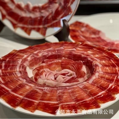 金华火腿厂家供应去骨纯肉精腿瘦肉大小碎肉腊肉做XO酱粽子月饼馅图3
