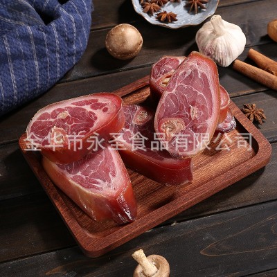 金华火腿火腿肉蹄髈块片500克浙江土特产腌腊肉咸肉年货厂家批发图2