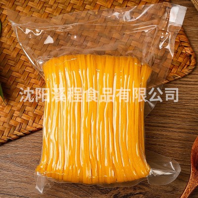 厂家玉米面条批发袋装真空一斤500g东北风味玉米面条粗粮玉米面条图2