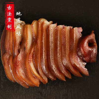 烟熏腊肉 腊猪嘴 四川特产腊肉香肠下酒菜麻辣香肠烟熏腊猪拱嘴图3