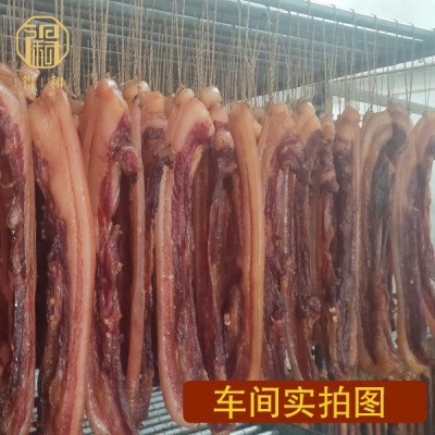 金色五花大众腊肠咸香风味有皮五花肉广式腊肉腊肠广东煲仔饭图4