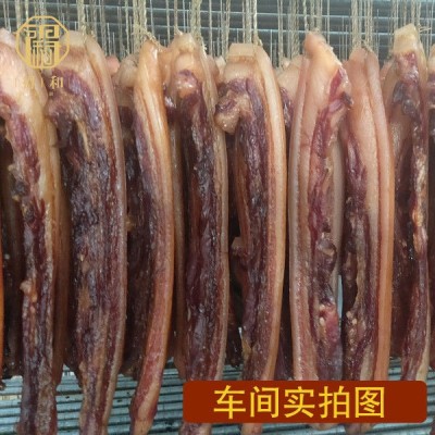 金色五花大众腊肠咸香风味有皮五花肉广式腊肉腊肠广东煲仔饭图3