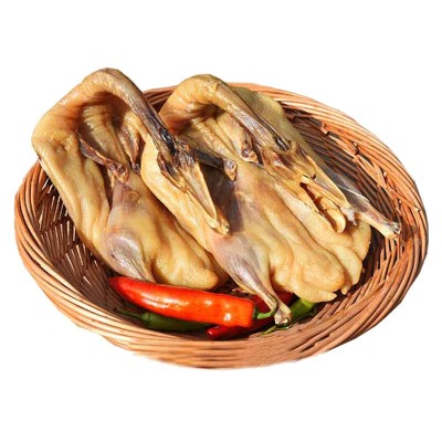 卫食园汤汁腊鸭650g彩袋包装风干板鸭安徽特产农家自制咸鸭子整只图5