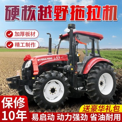四轮拖拉机四驱农用柴油大马力旋耕机果园大棚开沟施肥喷药机图2