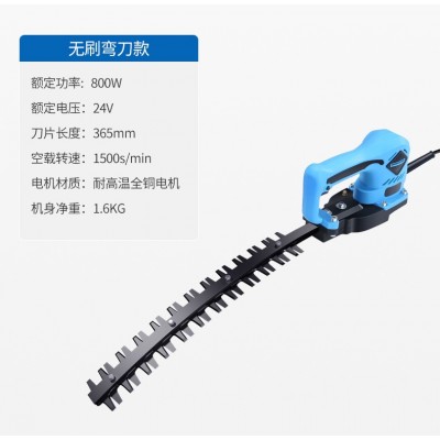 单手24V 20AH锂电背负式双刃直刀式茶树修枝剪刀电动剪刀绿篱机图3