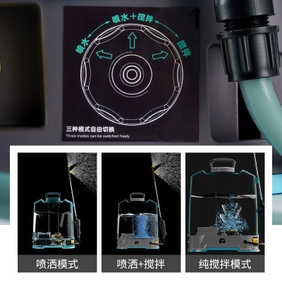 盛世源林背负新款农用农药搅拌喷雾器消毒防疫喷雾机20L背负电动图4