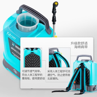 农用高压锂电池背负式智能喷洒充电农药喷壶新式打药机电动 喷雾器图4