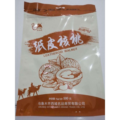 单峰驼新疆特产年阿克苏纸皮核桃手捏即开核桃500g散装批发包邮图4
