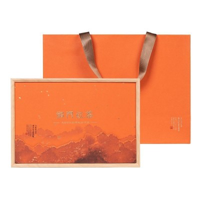 徽八山祁门红茶礼盒装 果蜜香祁红金针茶叶礼盒装红茶伴手礼批发图5