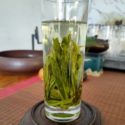 批发太平猴魁2023新茶兰花香头采捏尖雨前绿茶叶盒装图2