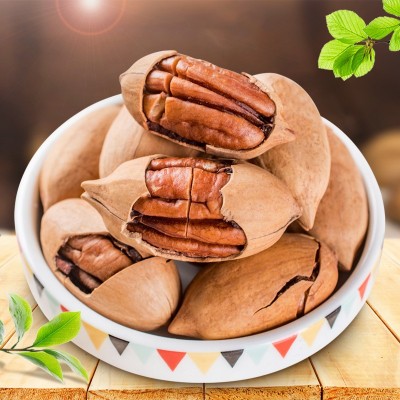 批发新货碧根果长寿果坚果特产连灌250g-1000g袋装休闲零食品整箱图2