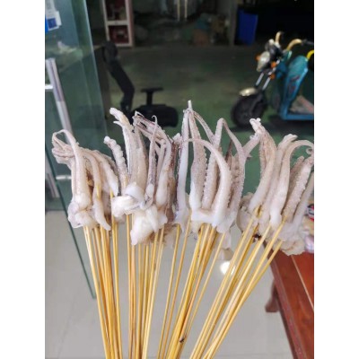 鱿鱼须小串手把鱿鱼串烧烤铁板海鲜串火锅串串麻辣烫半成品图3