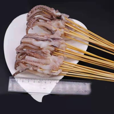 鱿鱼须小串手把鱿鱼串烧烤铁板海鲜串火锅串串麻辣烫半成品图2
