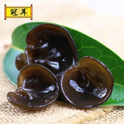 冠耳 批发东北黑木耳 新货秋木耳 南北干货 椴木云耳肉厚250g图5