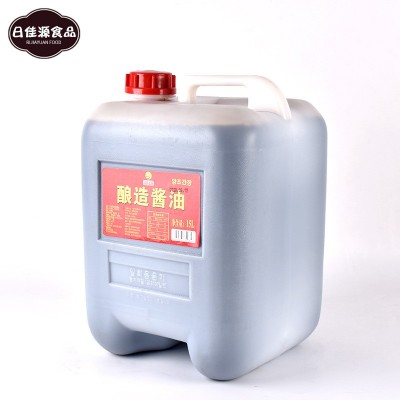批发酿造酱油15L餐饮大桶装 韩式料理寿司酱类调味烤肉腌制料图3