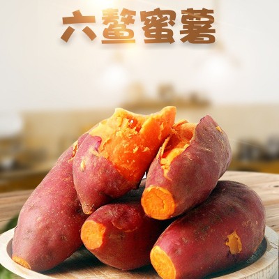 福建六鳌蜜薯 5/9斤新鲜糖心红蜜薯板栗味香糯番薯板栗味生地瓜图1
