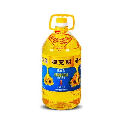 【一件代发】陈克明食用油5L葵花籽油桶装源头工厂直发图5