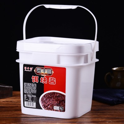 厂家直供饵块酱料云南烧饵块酱料4kg桶装蘸酱现货批发量大从优图3