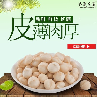 云夏庄园云南夏果 夏威夷果 坚果炒货 夏威夷果批发 整箱装图4