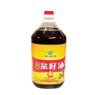 厂家直销正宗农家菜籽油无添加非转基因菜籽油5L