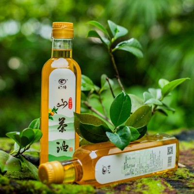 山茶油江西抚州纯正茶油冷压榨茶花油茶树食用山茶籽油2斤装礼盒图2