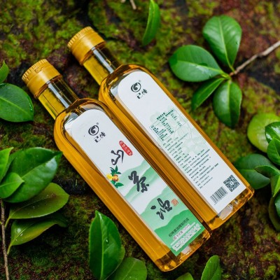 山茶油江西抚州纯正茶油冷压榨茶花油茶树食用山茶籽油2斤装礼盒图3