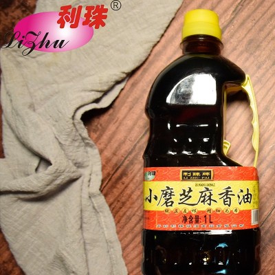 小磨芝麻香油1L桶装 芝麻油酒店厨房用 调味香油火锅调料图4