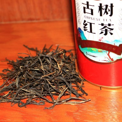 云南红茶古树滇红160g铁罐包装大金针老树春茶伴手礼中秋春节礼图2