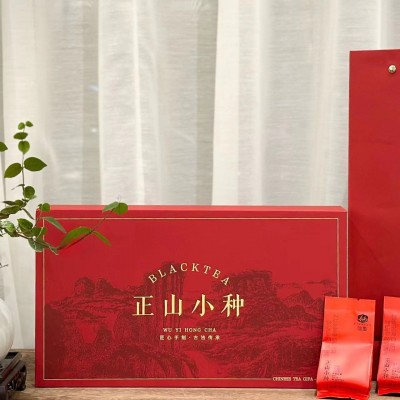 武夷山红茶花密香正山小种高山春茶赤甘生态野茶礼盒装茶叶批发图2