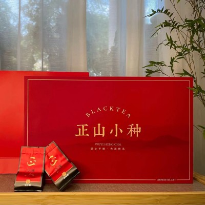 武夷红茶花香正山小种高山春茶赤甘生态野茶礼盒装半斤批发零售图1