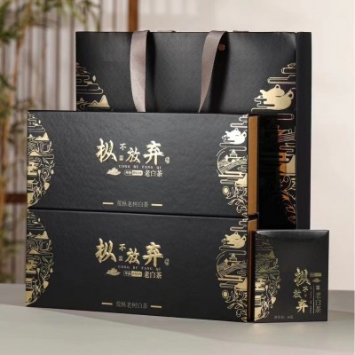 福鼎白茶2014年正宗老白茶紧压贡眉小方片180g一条翻盖礼盒装送礼图3