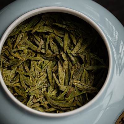 国潮创意礼品明前龙井茶叶西湖绿茶2022新茶现货礼盒嫩芽浓香图3