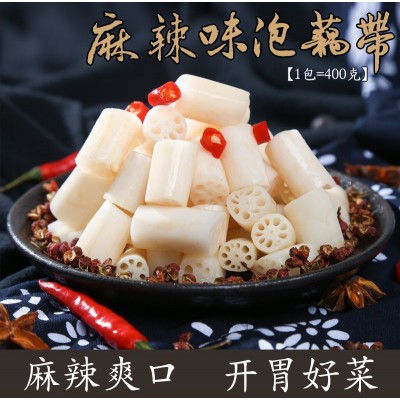 湖北特产新鲜泡椒藕带腌制下饭菜开袋即食凉菜泡菜酸辣泡藕带400g图4