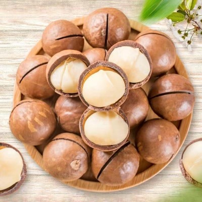 代发夏威夷果奶油味250g 年货零食礼品坚果批发手剥带壳夏威夷果图1