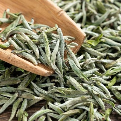 2023年新茶福鼎白毫银针散茶高山单芽花香散装白豪银针白茶批发图1