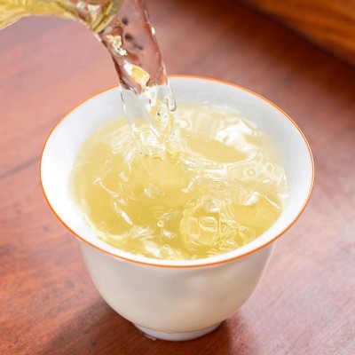 2023年新茶福鼎白毫银针散茶高山单芽花香散装白豪银针白茶批发图3