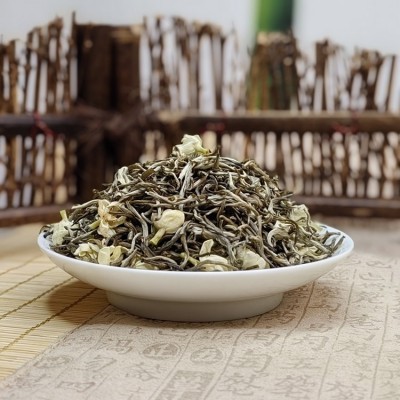 茉莉花茶新茶浓香型茉莉小金针 广西横县散装茉莉白雪芽茶叶批发图3