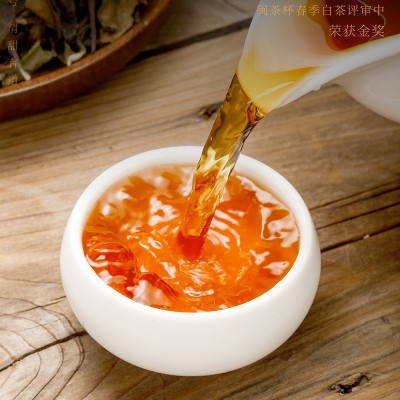 厂家批发佳节送礼九龙戏珠寿眉黑色福鼎白茶礼盒套装图3