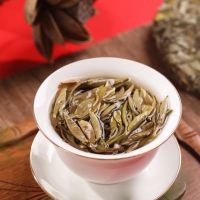 福鼎白茶牡丹王白牡丹老白茶饼高山陈年野生茶叶散装花香300g批发图3