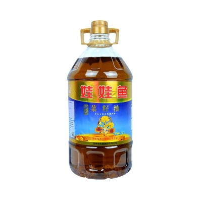 娃娃鱼浓香菜籽油 压榨植物油 5L粮油 家用食用油 菜籽油批发图4