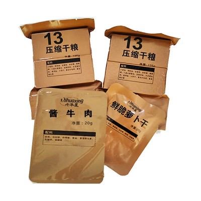 七华星 13型 单兵即食食品 应急压缩饼干储备粮（310g*24袋/箱）图3