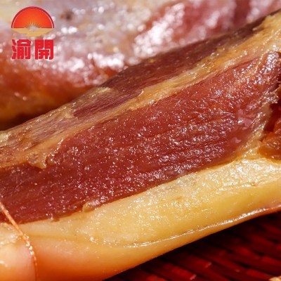 源头厂家直供重庆农家风味风干后腿腊肉盐肉小块腊肉餐饮批发微商图3
