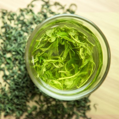 高山富硒茶 恩施明前炒青 罐装250g 2023年新茶 云雾炒青绿茶图2