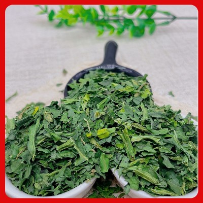 脱水菠菜片 厂家供应脱水方便面蔬菜包宠物食品原料水洗菠菜片图3